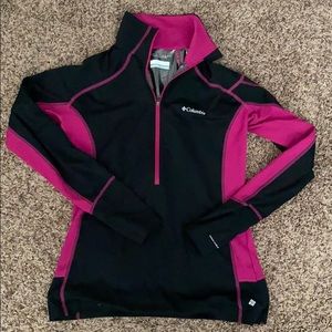 Columbia 1/2 zip Omni heat pullover